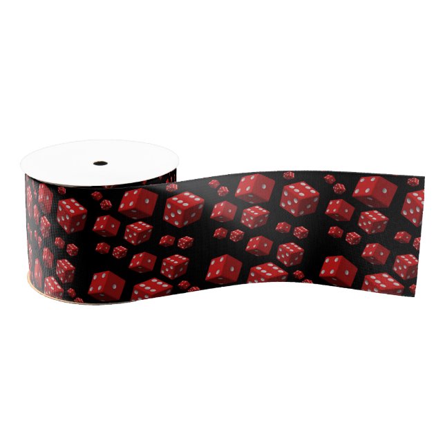 Gros-grain dé rouge ruban décoratif (Bobine)