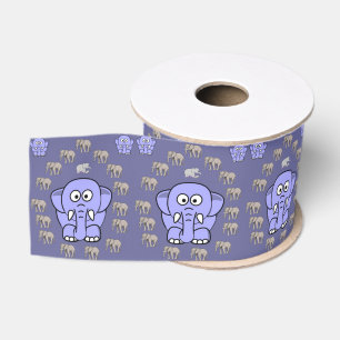 Gros-grain éléphants décoratifs en ruban