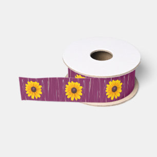 Gros-grain Fleur jaune Photo Grosgrain Ruban