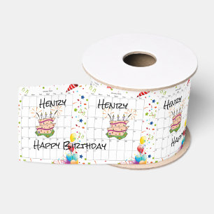 Gros-grain Joyeux ruban d'anniversaire, octobre 2022 Grosgrai