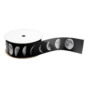 Gros-grain La lune fraîche met le ruban en phase