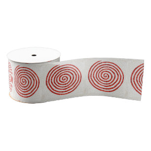 Gros-grain MOSAÏQUE À ROUE À AUBES Ruban Grosgrain de 7,62 cm