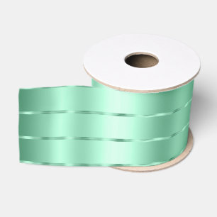 Gros-grain Nœud de ruban vert menthe Shower de mariage