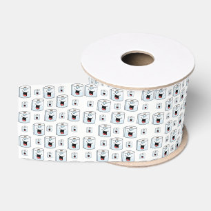 Gros-grain papier toilette en ruban décoratif