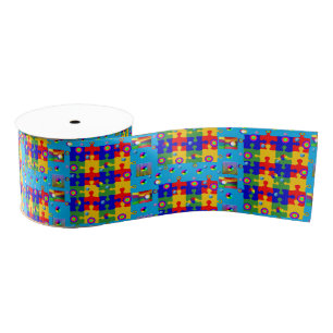 Gros-grain puzzles décoratifs en ruban