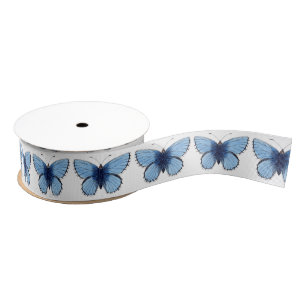 Gros-grain Ruban 1.5ins - Bleu Buffet