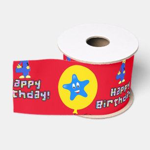 Gros-grain Ruban, #4 Joyeux ruban d'anniversaire 4