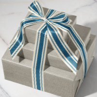 Ruban à ruban bleu hors-blanc et bleu marine
