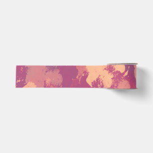 Gros-grain Ruban Abstrait Floral Party de teintes violettes