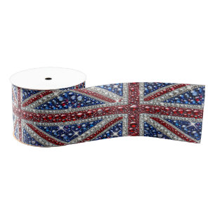 Gros-grain Ruban aux couleurs britanniques