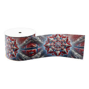 Gros-grain Ruban aux couleurs norvégiennes