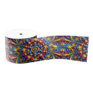 Gros-grain Ruban aux couleurs roumaines