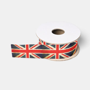 Gros-grain Ruban BRITANNIQUE de coutume d'Union Jack de