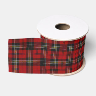 Gros-grain Ruban - Clan Macpherson Tartan Rouge