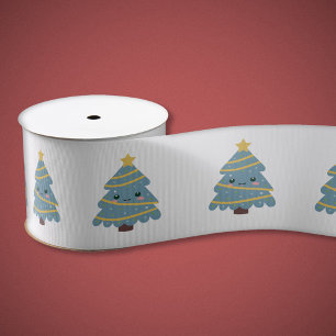 Gros-grain Ruban d'arbre de Noël mignon