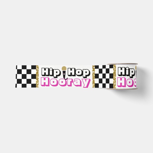 Gros-grain Ruban de bébé du hip hop Hooray|90 {fille} (Devant)