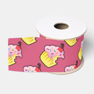 Gros-grain ruban de cupcake
