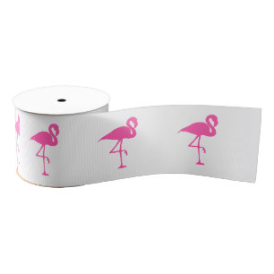 Gros-grain Ruban de Flamant rose