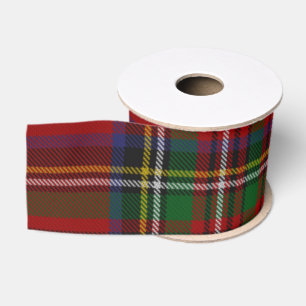 Gros-grain Ruban de Noël Tartan Rouge Zazzle Bows & Ribbons