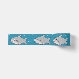 Gros-grain ruban de requin de kawaii
