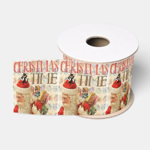 Gros-grain Ruban décoratif de Noël, Joyeux Noël