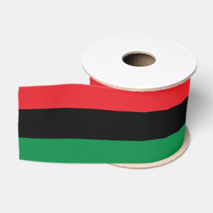 Gros-grain Ruban drapeau panafricain et afro-américain de l'U