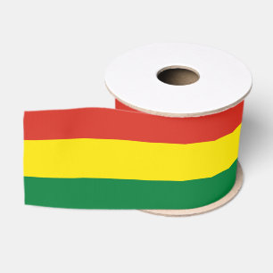 Gros-grain Ruban du drapeau bolivien, fête bolivienne /sports