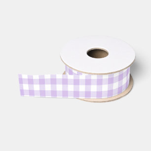 Gros-grain Ruban En vichy Grosgrain Lavande