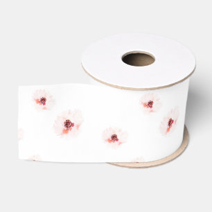 Gros-grain Ruban Grosgrain Aquarelle Floral Élégant
