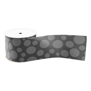 Gros-grain Ruban grosgrain de pois roses