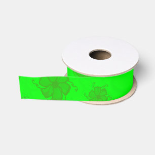Gros-grain Ruban Grosgrain Monochrome FTF en Vert