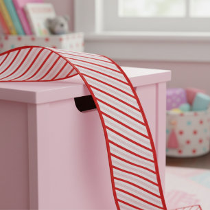 Gros-grain Ruban grosgrain pour enfants de Noël rayé bonbon 3
