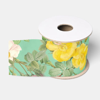 Gros-grain Ruban Grosgrain Rose Sauvage Vintage