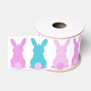 Gros-grain Ruban Grosgrain rose, violet, bleu lapin