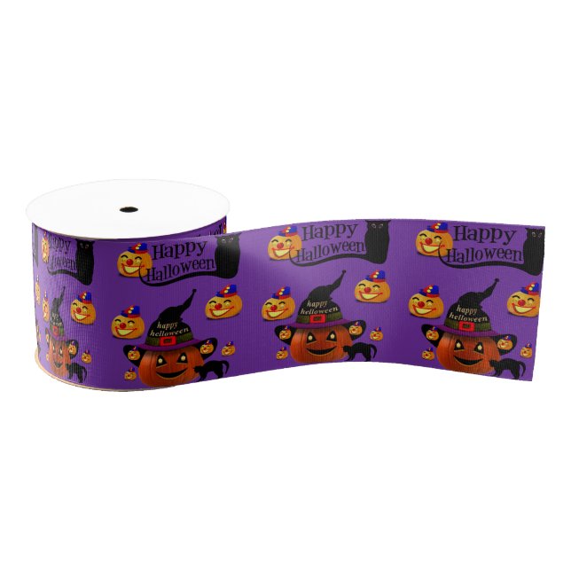 Gros-grain Ruban Halloween (Bobine)
