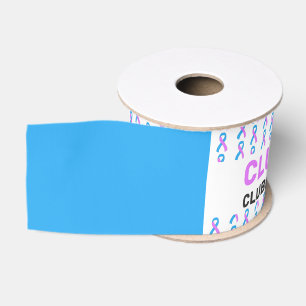 Gros-grain Ruban Motif de Clubfoot Awareness Advocate
