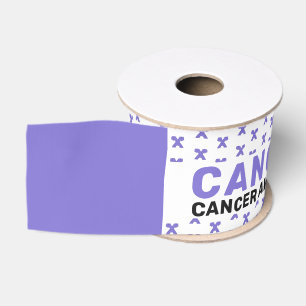 Gros-grain Ruban Motif de sensibilisation au cancer