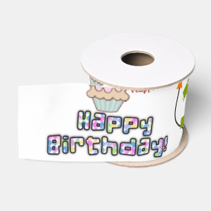 Gros-grain Ruban, Ruban #1 Premier anniversaire, Joyeux anniv