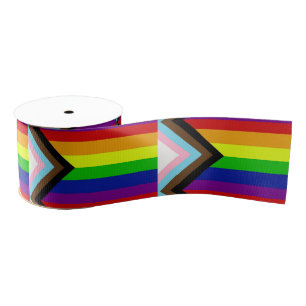 Gros-grain Ruban satiné LGBTQ+ Pride