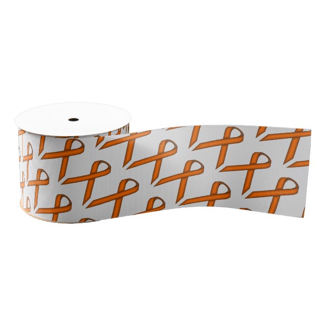 Gros-grain Ruban standard orange (Bobine)