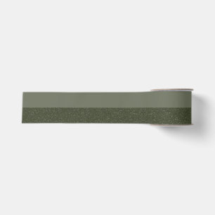 Gros-grain Ruban vert mousse à deux tons personnalisable