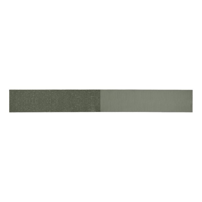 Gros-grain Ruban vert Split Moss personnalisable (Devant)
