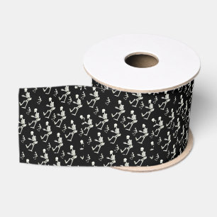 Gros-grain squelettes décoratifs en ruban