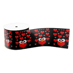Gros-grain véntines de ruban décoratif amour