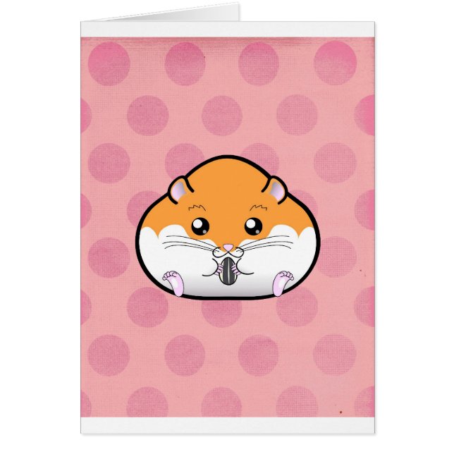 Gros hamster syrien blanc orange (Devant)