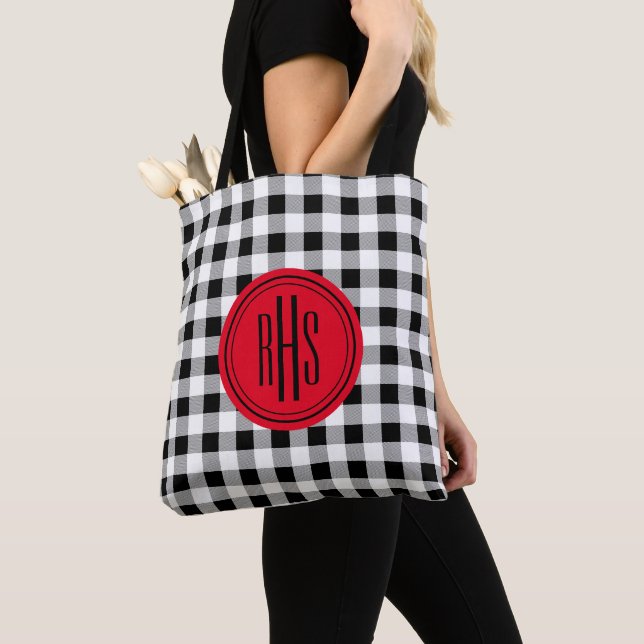 Gros monogramme sur le Sac fourre-tout d'épaule de (De près)