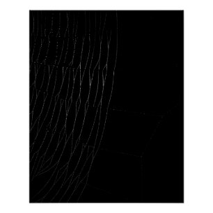 Gros plan du Web blanc avec affiche noire