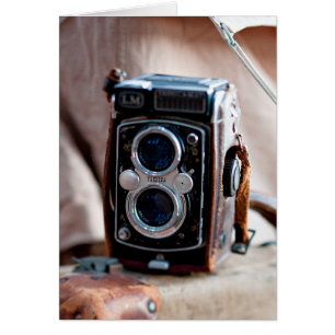 Gros plan d'un appareil photo antique