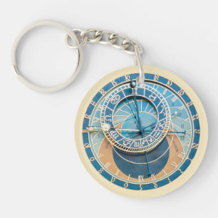 Gros plan sur l'horloge astronomique de Prague, R.