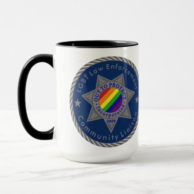 Gros Pour Protéger La Mug De Liaison LGBT (Gauche)